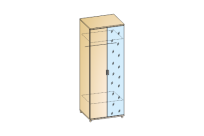 Модуль ШК-5004 шкаф для одежды и белья